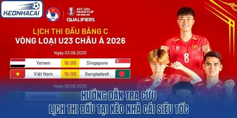 Hướng dẫn tra cứu lịch thi đấu tại kèo nhà cái siêu tốc