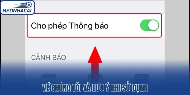Về chúng tôi và lưu ý khi sử dụng